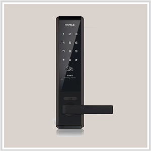 Khóa điện tử Hafele EL7200-TC cho cửa gỗ / Thân khóa Lớn, màu đen, mã số 912.05.715