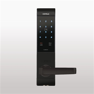 Khóa điện tử Hafele EL7500-TC cho cửa gỗ / Thân khóa lớn, màu Đen, mã số 912.05.733