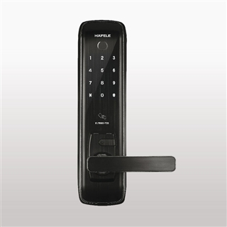 Khóa điện tử Hafele EL7800-TCS cho cửa gỗ / Màu đen, Mã số 912.05.763