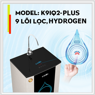 Máy lọc nước thông minh Karofi IRO 2.0 K9IQ-2 PLUS  – 9 cấp, cảm ứng, lõi Hydrogen