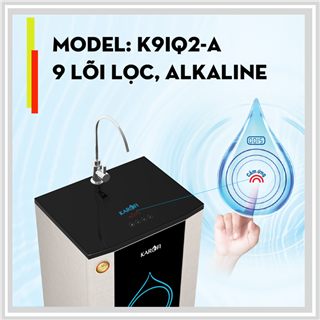 Máy lọc nước thông minh Karofi IRO 2.0 K9IQ-2AU – 9 cấp, cảm ứng, Lõi Alkaline