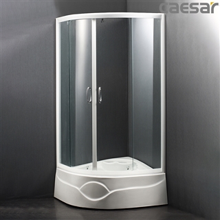 Phòng tắm đứng vách kính cường lực Caesar SPR101