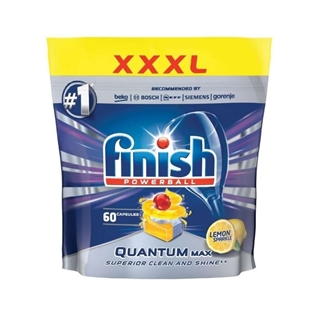 Viên rửa chén Finish Quantum Max 60V Lemon