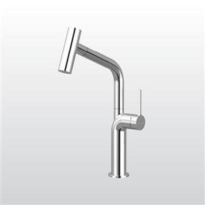 Vòi nóng lạnh dây rút Malloca Chrome K2206-CR