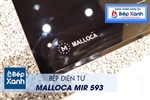Bếp điện từ 3 vùng nấu Malloca MIR 593 / 2 Vùng từ 1 vùng điện, nhập khẩu Tây Ban Nha, kính Schott Ceran