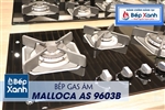 Bếp gas âm 3 vùng nấu Malloca AS 9603B/ Màu đen