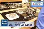 Bếp gas âm 3 vùng nấu Malloca AS 9603B/ Màu đen