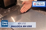 Bếp từ 3 vùng nấu Malloca MH-03IS / Kính Eurokera, dạng xước Metalic kiểu mới