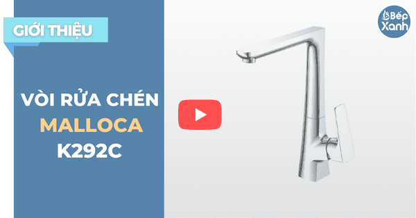 BepXANH.com | Khám phá vòi rửa chén mạ chrome Malloca K292C - Cực đẹp