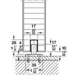 Bộ Các Thành Phần Hawa Junior 160/A Hafele 941.60.001