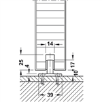 Bộ Các Thành Phần Hawa Junior 160/B Hafele 941.60.002