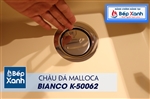 Chậu đá Malloca Bianco K-50062 / Màu kem / Phủ nano kháng khuẩn