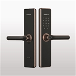 Khóa điện tử Hafele DL7600 cho cửa gỗ / Bản có Module Z-wave, Màu đen mờ, Mã số 912.20.233
