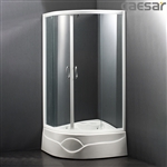 Phòng tắm đứng vách kính cường lực Caesar SPR101