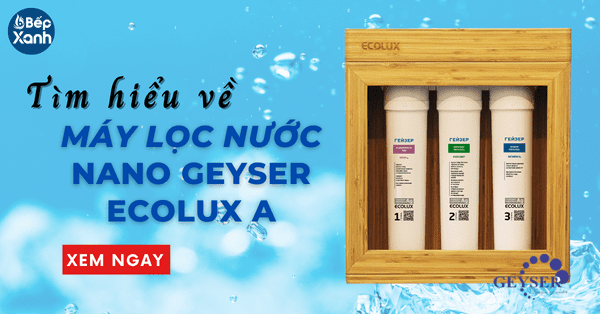 Tìm hiểu về máy lọc nước Nano Geyser Ecolux A