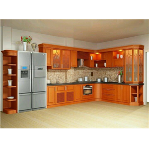 Tủ bếp gỗ Gõ Đỏ