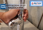 Vòi rửa chén Malloca K94C / Đồng thau mạ Chrome, có dây rút
