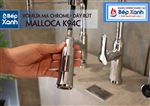 Vòi rửa chén Malloca K94C / Đồng thau mạ Chrome, có dây rút