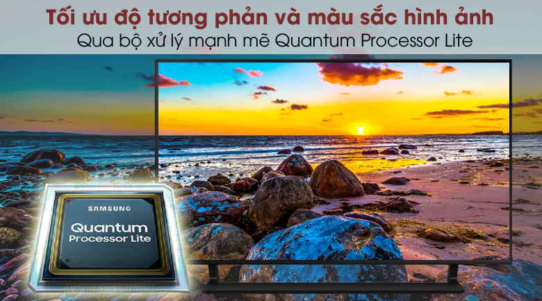 Smart Tivi QLED 4K 43 inch Samsung QA43Q65A - Quantum Processor Lite