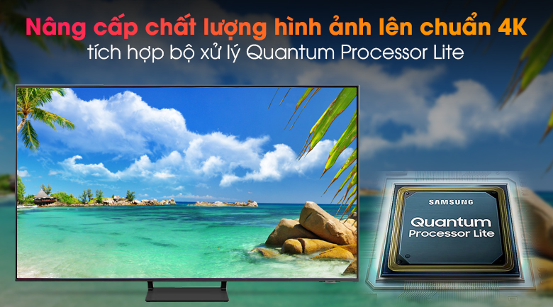 Smart Tivi QLED 4K 65 inch Samsung QA65Q65A - Bộ xử lý Quantum Processor Lite