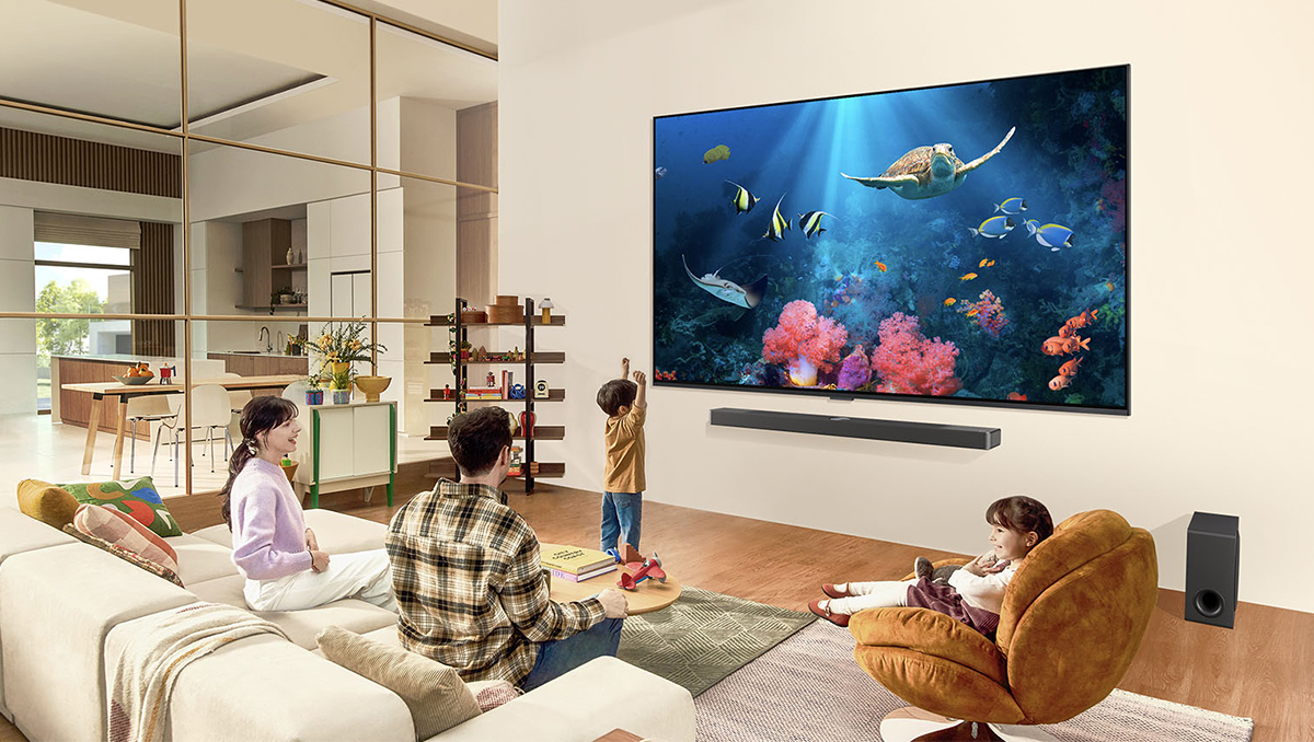 Smart Tivi QNED LG 4K 75 Inch 75QNED91TSA có màn hình lớn ấn tượng