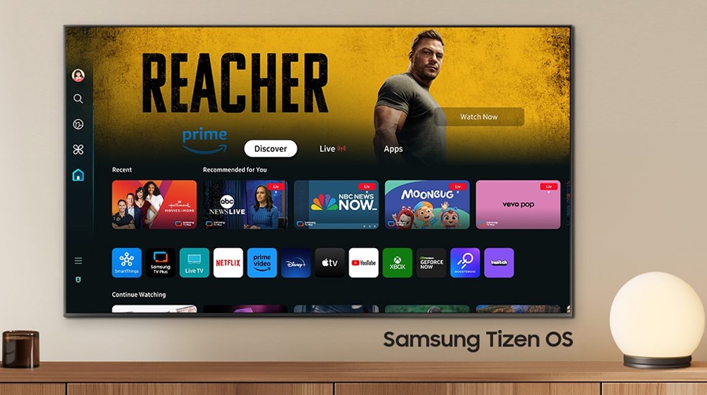 Smart Tivi Samsung 4K 43 inch UA43DU8000 - Hệ điều hành