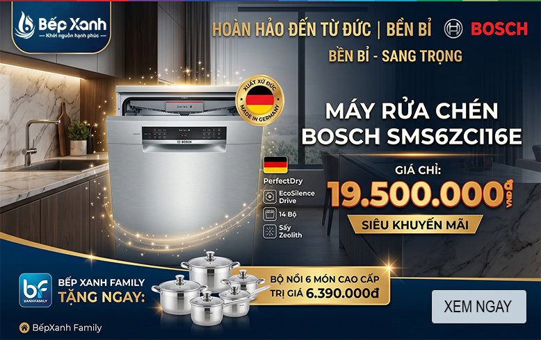 Máy Rửa Chén Số 1 Thị Trường - Sạch Kin Kít