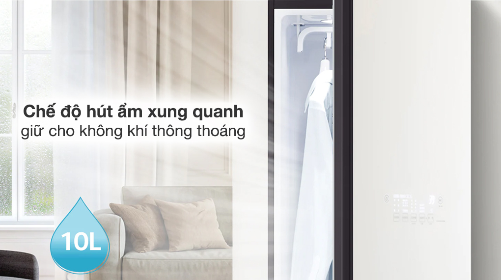 Tủ chăm sóc quần áo thông minh LG S5BOC - Chế độ hút ẩm phòng