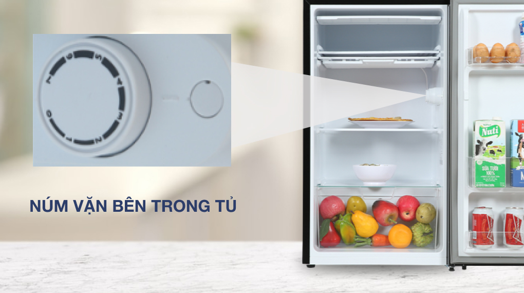 Tủ lạnh Electrolux 94 Lít EUM0930BD-VN - Bảng điều khiển