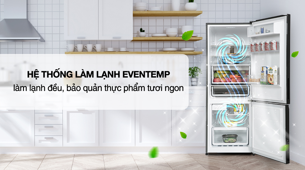 Tủ lạnh Electrolux Inverter 308 Lít EBB3402K-H - Công nghệ làm lạnh