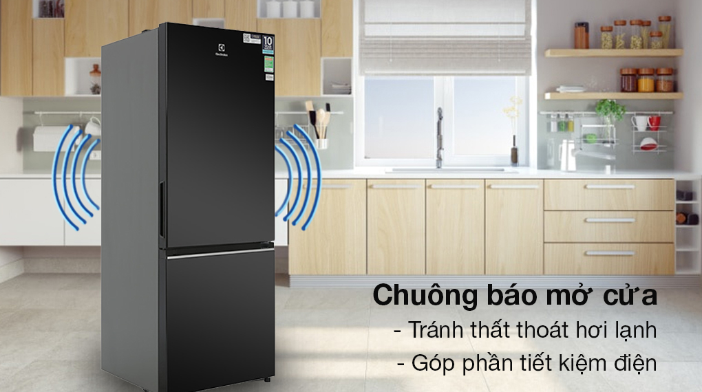 Tủ lạnh Electrolux Inverter 308 Lít EBB3402K-H - Tiện ích