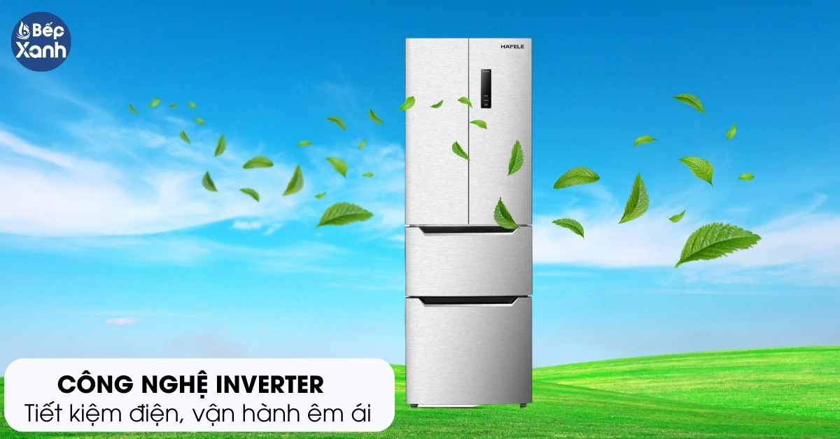 tính năng Inverter trên tủ lạnh Hafele