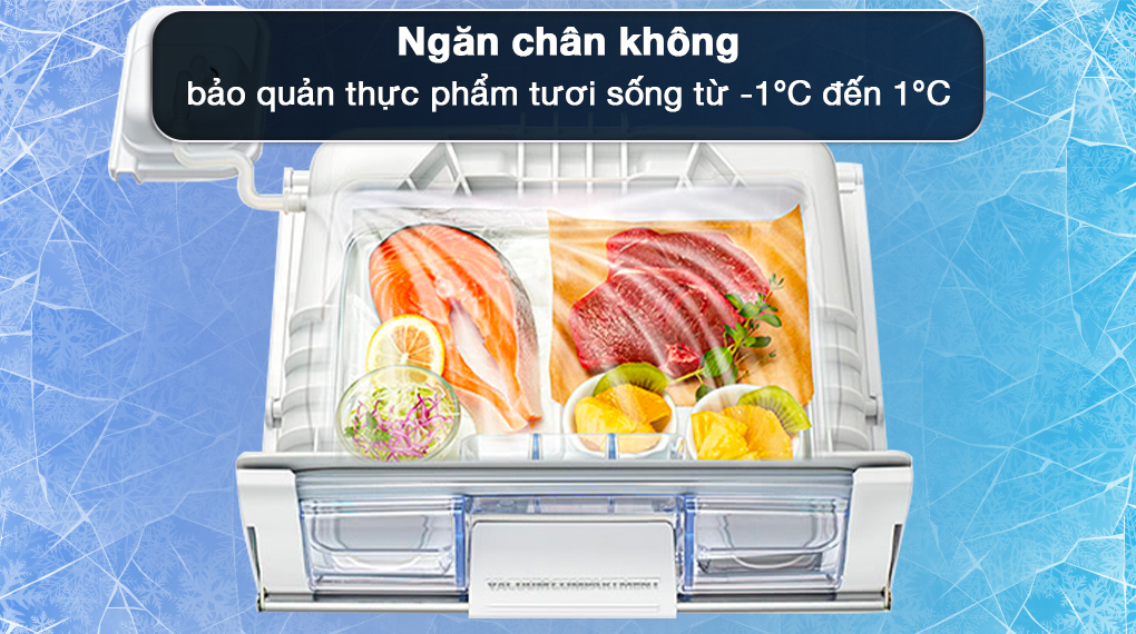 Tủ lạnh Hitachi Inverter 569 lít R-MX800GVGV0 GBK - Ngăn chân không