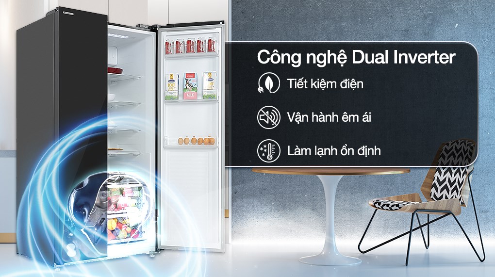 Tủ lạnh Beko Inverter 622 lít GNO62251GBVN - Công nghệ tiết kiệm điện
