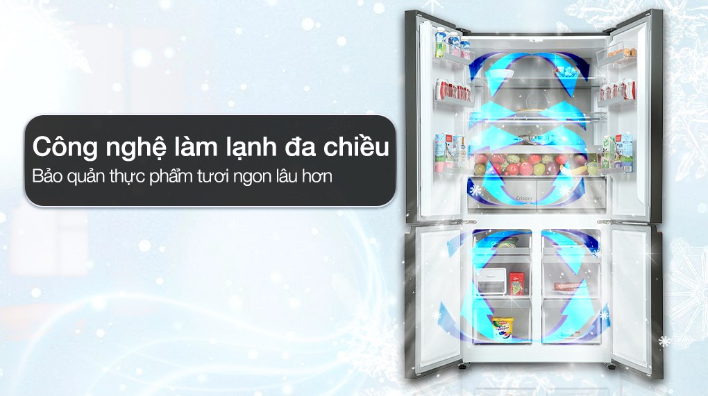 Tủ lạnh Beko Inverter 622 lít GNO62251GBVN - Công nghệ làm lạnh