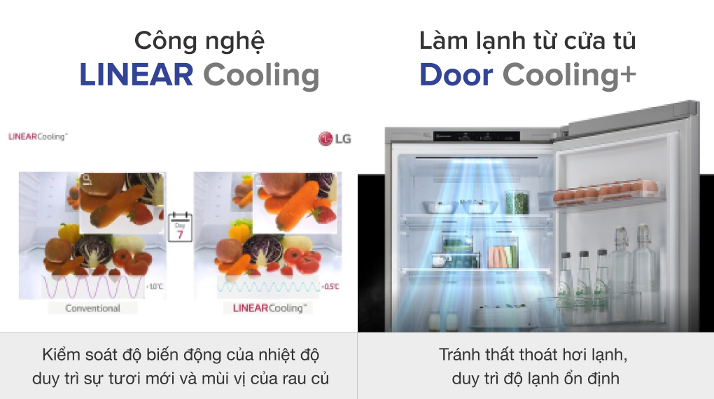 TỦ LẠNH LG GR-D305PS - Công nghệ làm lạnh