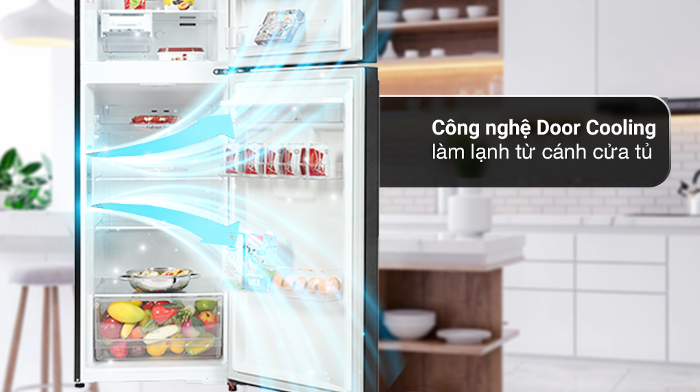 Tủ lạnh LG Inverter 334 lít GN-D332BL - Công nghệ Door Cooling