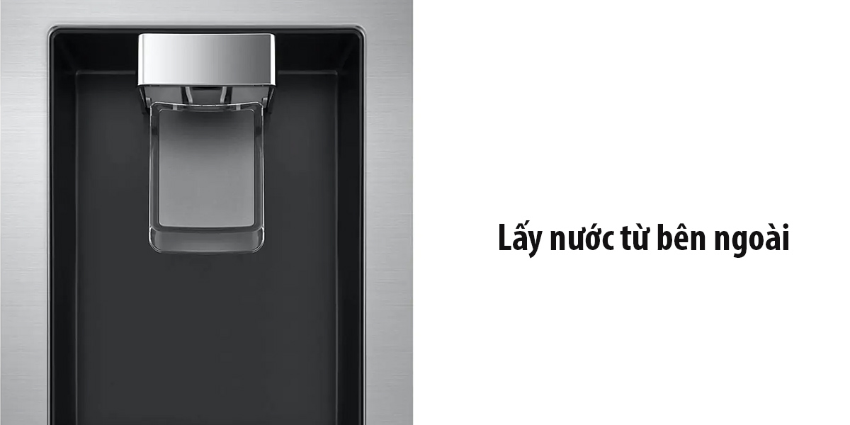 Lấy nước từ bên ngoài