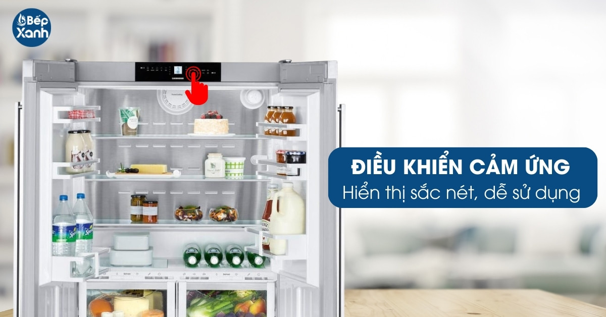Tủ lạnh Liebherr CBNes 6256 điều khiển cảm ứng