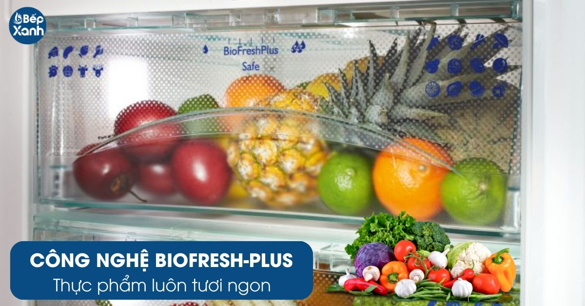 Tủ Lạnh Liebherr SBSes 8496 trang bị công nghệ Biofresh bảo quản thựuc phẩm lâu dài