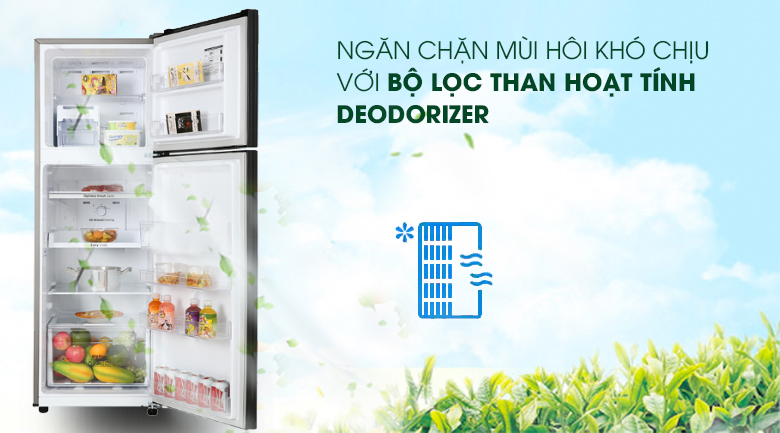 Tủ lạnh Samsung Inverter 256 lít RT25M4032BU/SV - Bộ lọc kháng khuẩn khử mùi