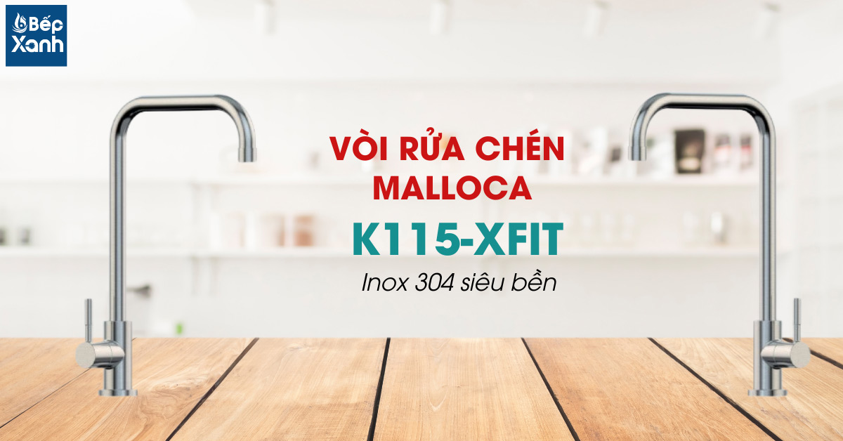 Vòi rửa chén Malloca K115-XFIT