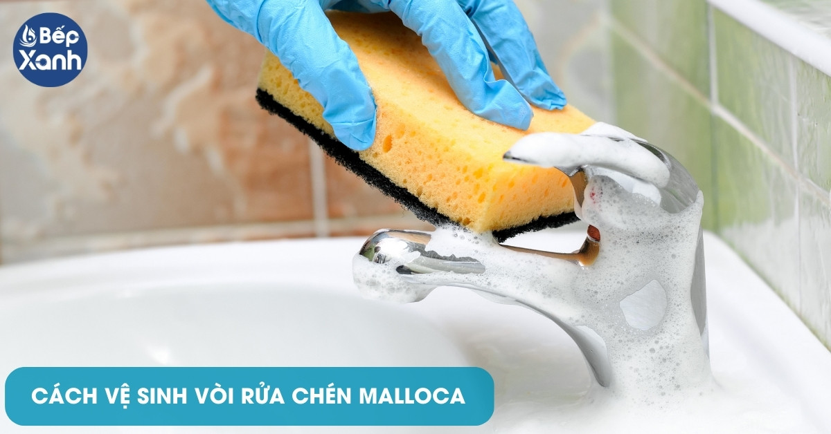 vòi rửa chén Malloca dễ vệ sinh