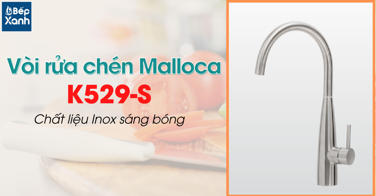 Vòi rửa chén nóng lạnh Malloca K529-S
