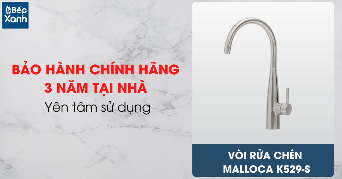 Chính sách bảo hành của vòi rửa chén Malloca K529S