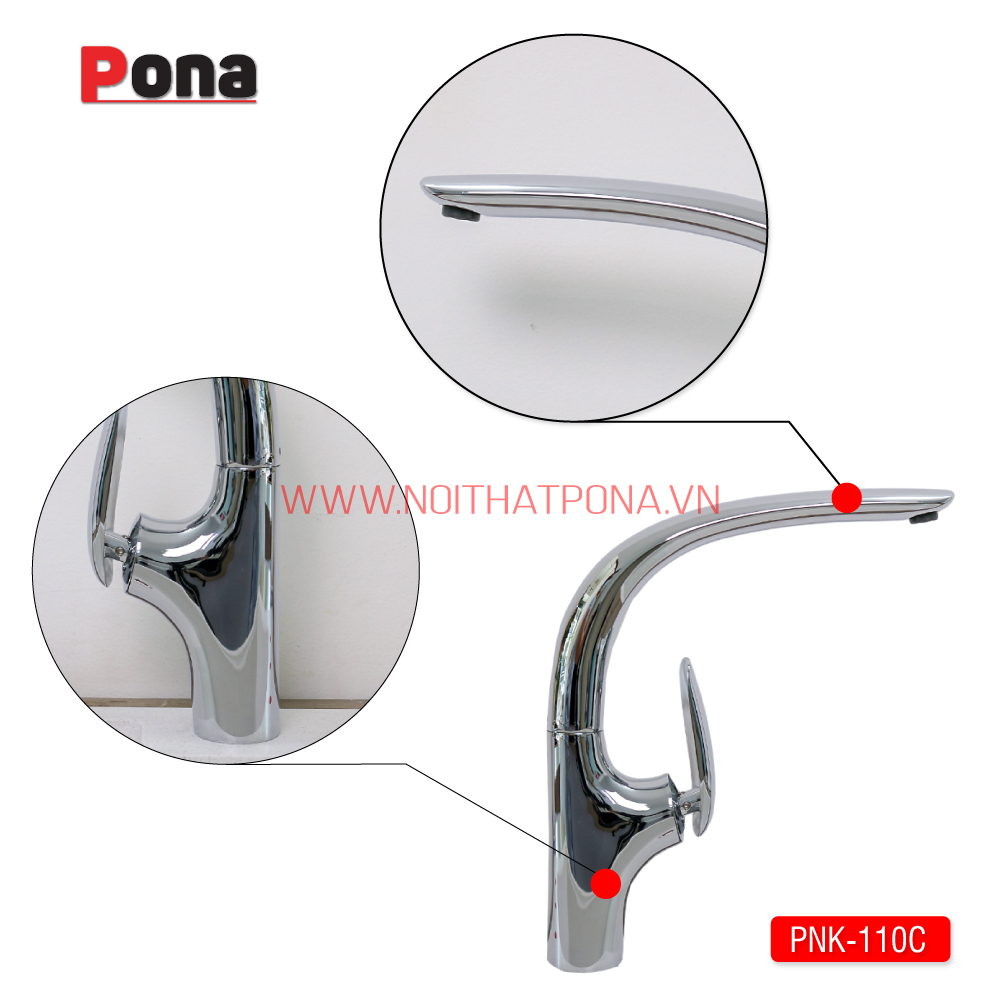 vòi rửa chén nóng lạnh PONA PNK-110C