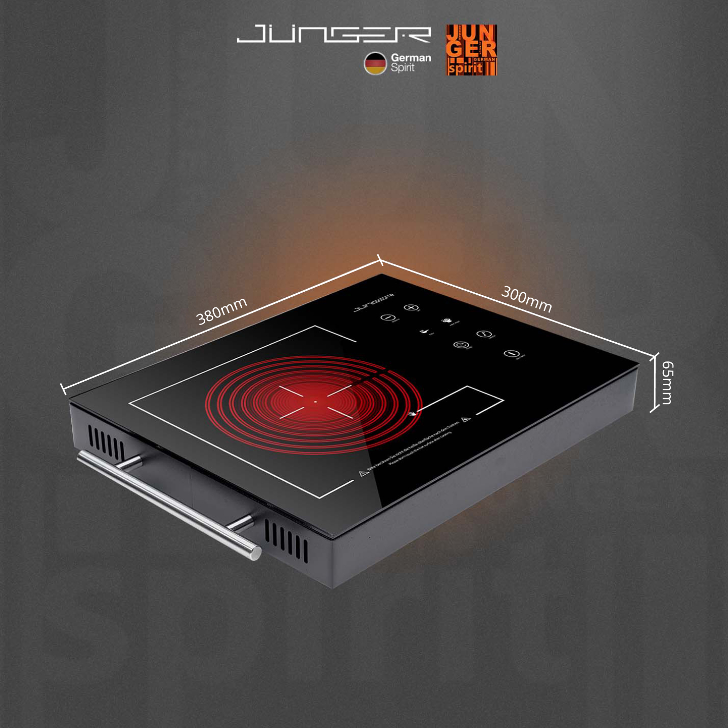 Kích thước tinh gọn phù hợp với mọi không gian bếp, kể cả những gian bếp nhỏ hẹp.