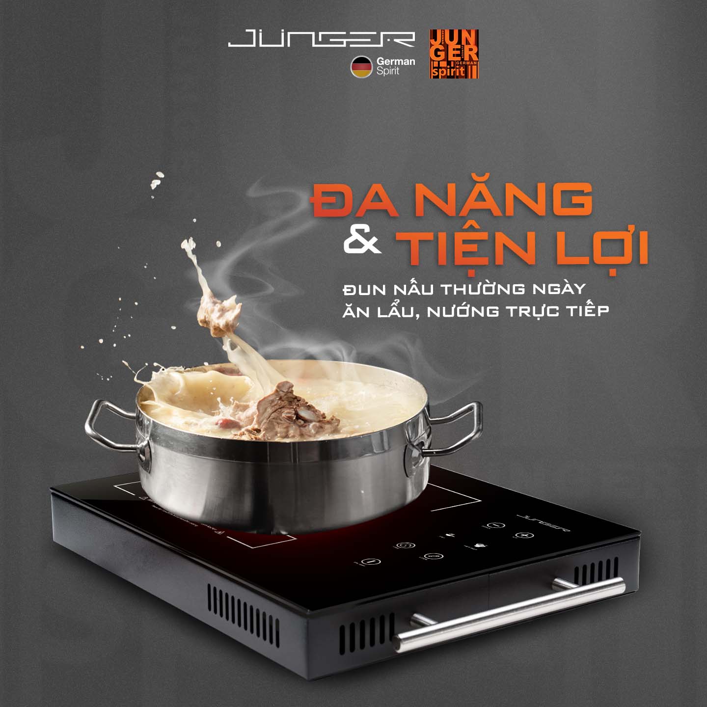 MT-21 giúp kiểm soát nhiệt tối ưu với các mức cài đặt chế độ phù hợp cho mọi món ăn.