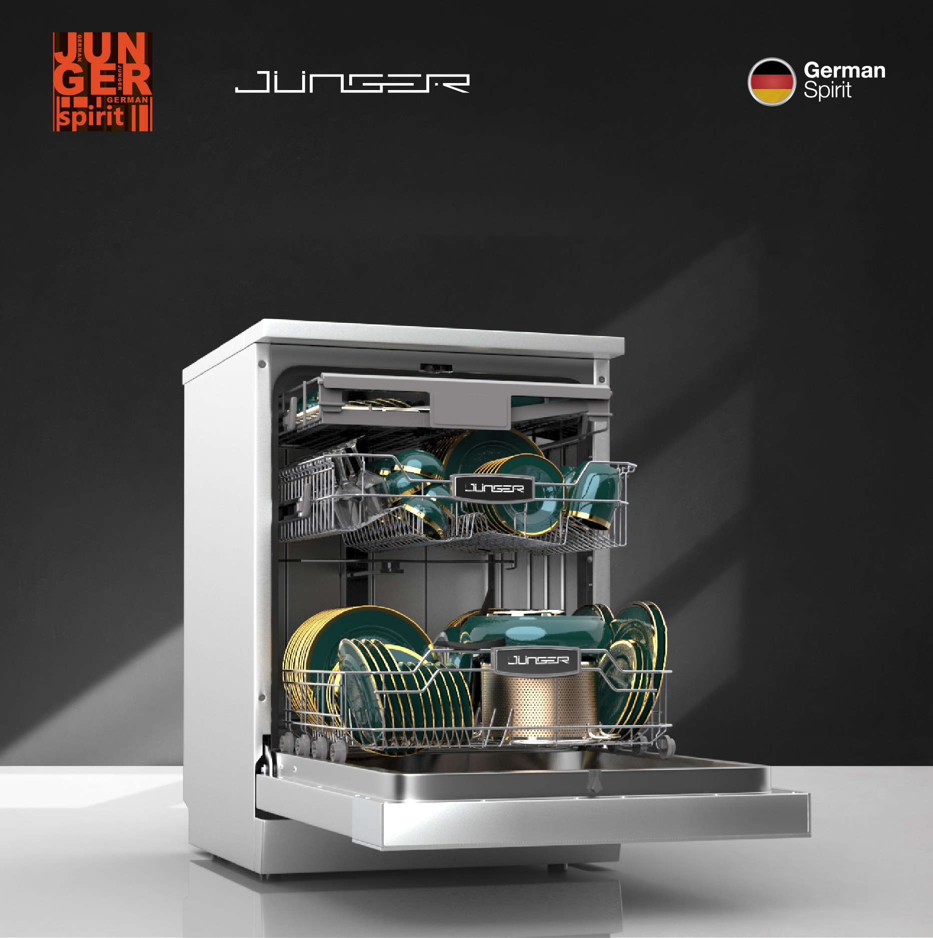 Máy rửa bát Junger DWJ-600