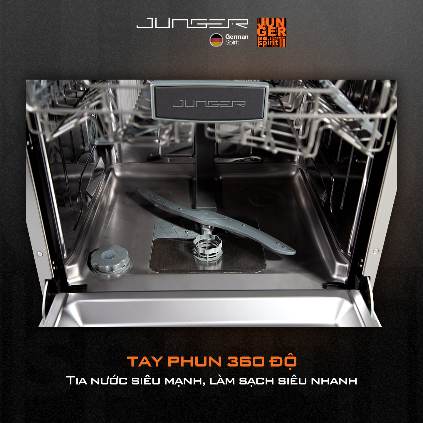 Máy rửa bát Junger DWJ-600